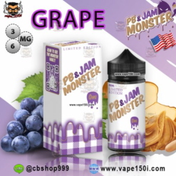 PB & Jam Monster Grape (องุ่น) 100ml. Nic3,6 [U.S.A] (แท้)