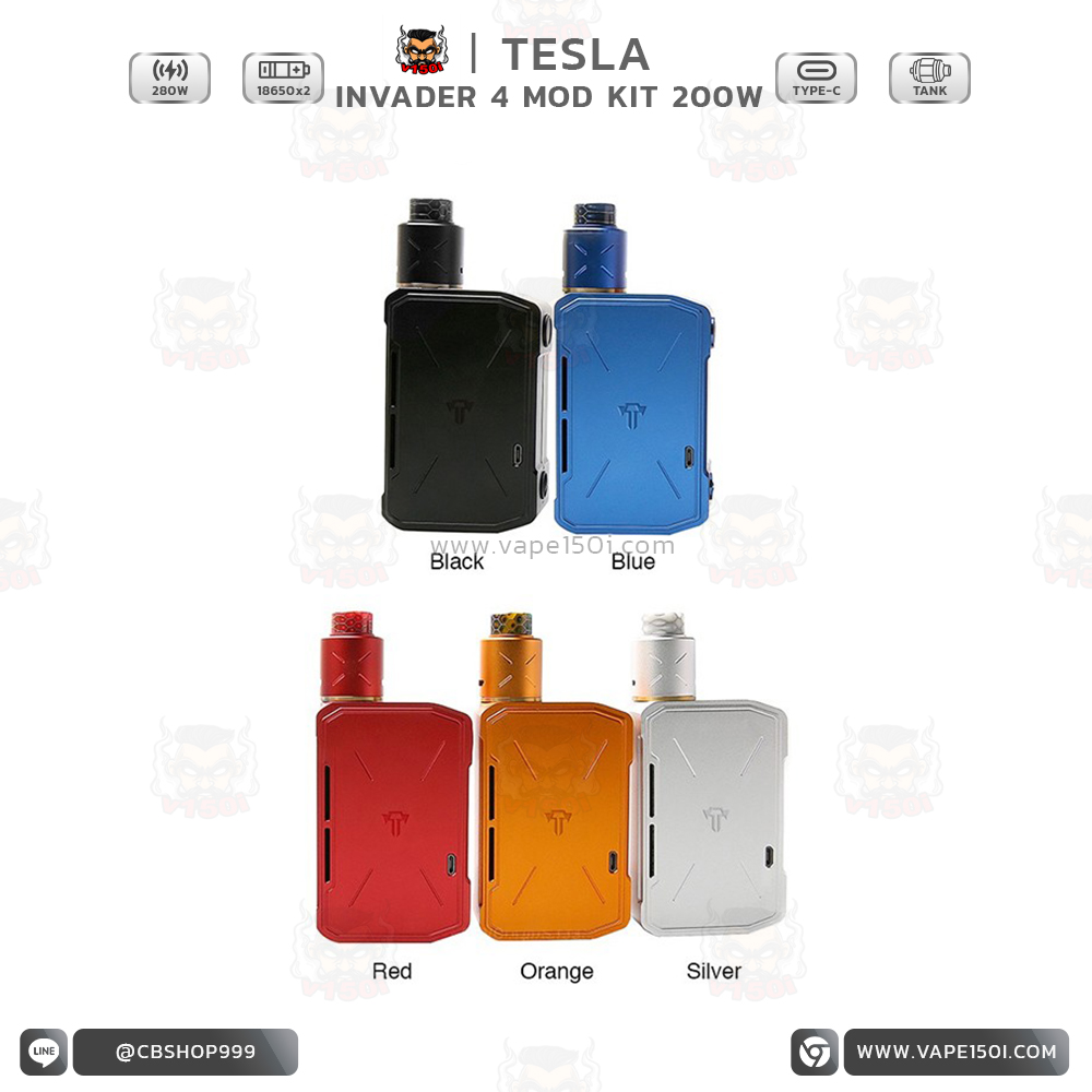 Tesla Invader 4 Kit 280w Tesla Invader 4 Kit 280w