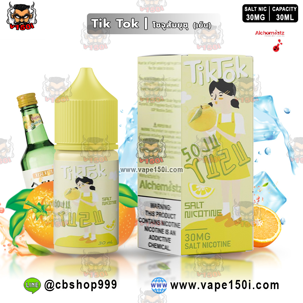 Tik Tok Soju Yuzu Salt Nic 30 ml-VAPE150I