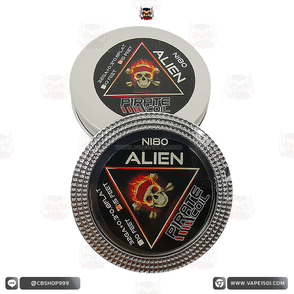 ลวดม้วน PIRATE COIL Ni80 ALIEN-3