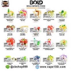 หัวน้ำยา – BOLD Infinite Flavor Pods 2ml (ใช้กับRELX INFINITY,INFY ,BOLD ,JUES) [แท้]