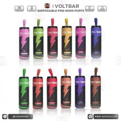 พอตใช้แล้วทิ้ง Voltbar Disposable Pod 6000 Puffs 550mAh [แท้]