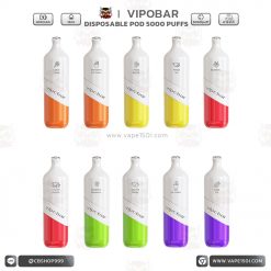 พอตใช้แล้วทิ้งทางจมูก Vipo Bar 5000 Puffs 400mAh Disposable Pod [แท้]