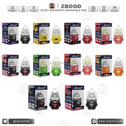 พอตใช้แล้วทิ้ง Zbood Husky Disposable Pod 8000 Puffs 1000mAh [แท้]