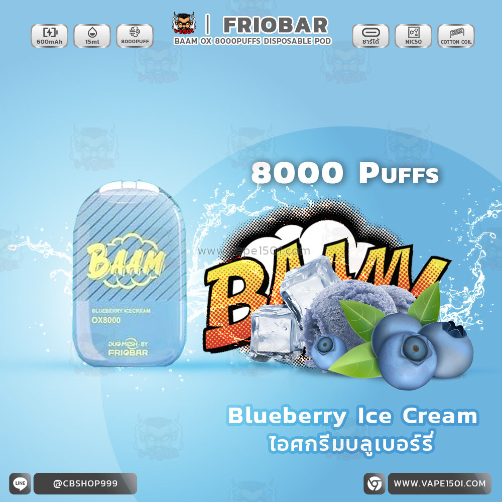 Blueberry Ice Cream