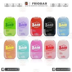 พอตใช้แล้วทิ้ง Friobar x BAAM OX 8000 Puffs Disposable Pod [แท้]