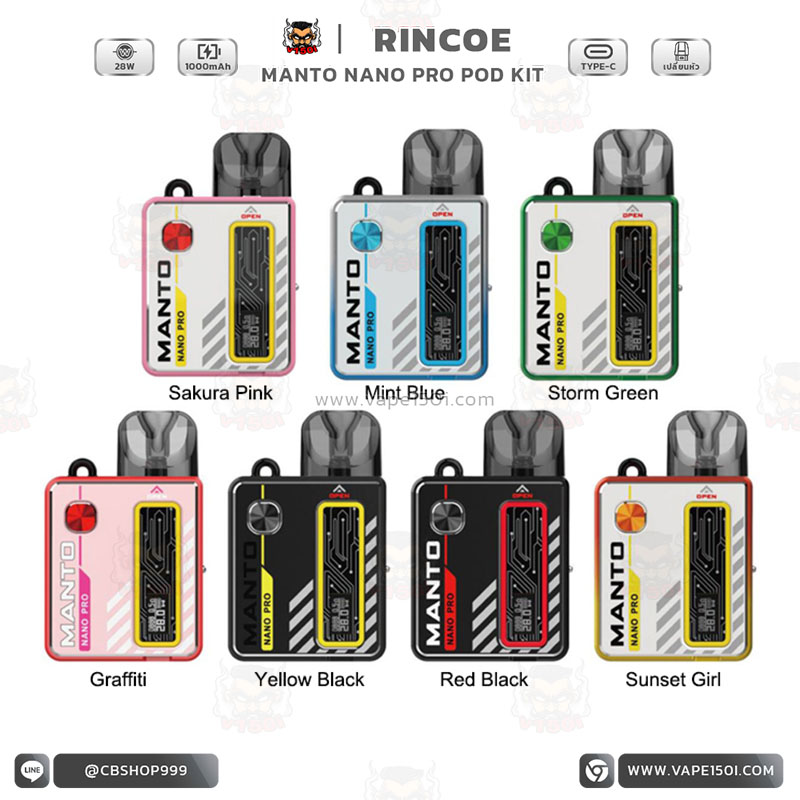 Rincoe Manto Nano Pro Pod Kit-2