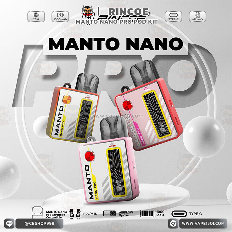 Rincoe Manto Nano Pro Pod Kit-4