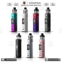 VOOPOO Drag X2 Pod Mod Kit 80W (ใช้ถ่าน 18650) [แท้]