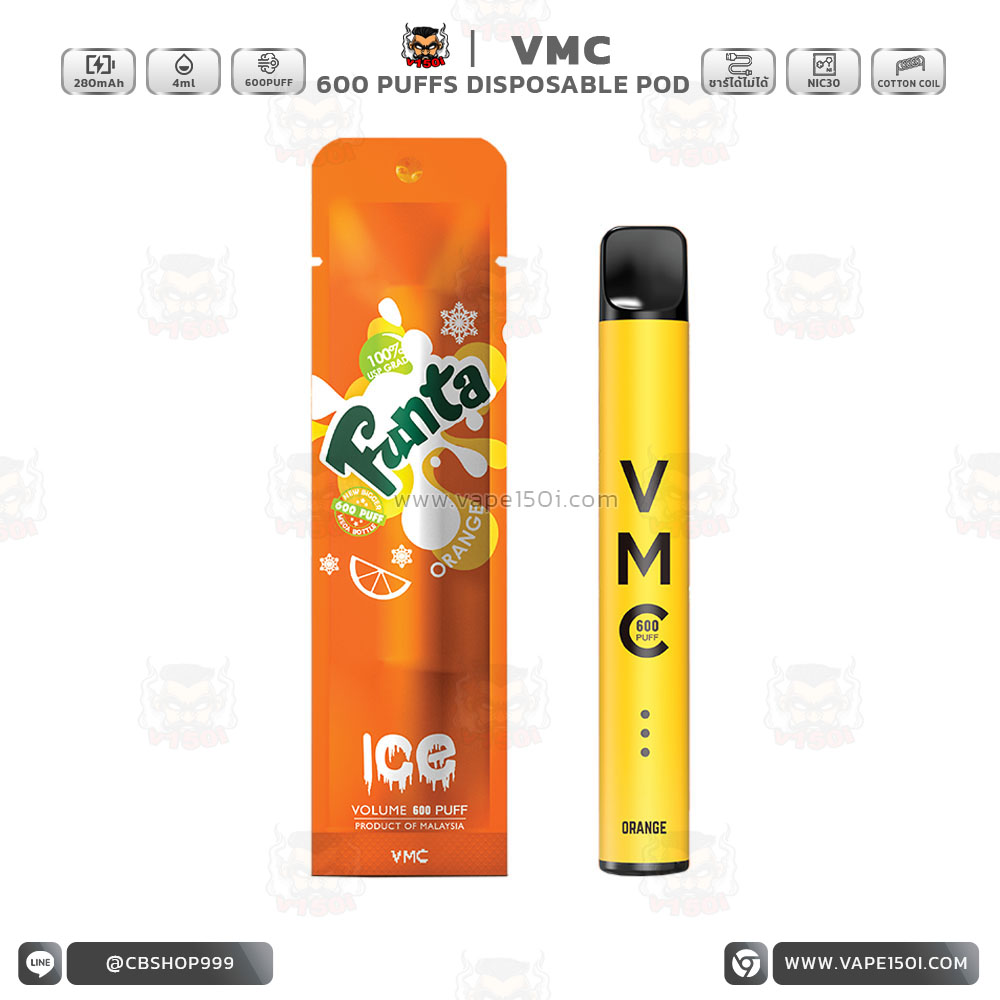 vmc 600 puff-Fanta Orange