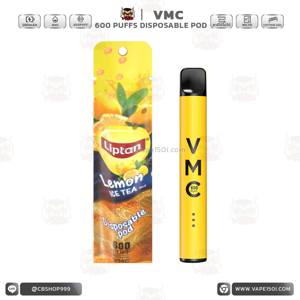 vmc 600 puff-Iced Lemon Tea