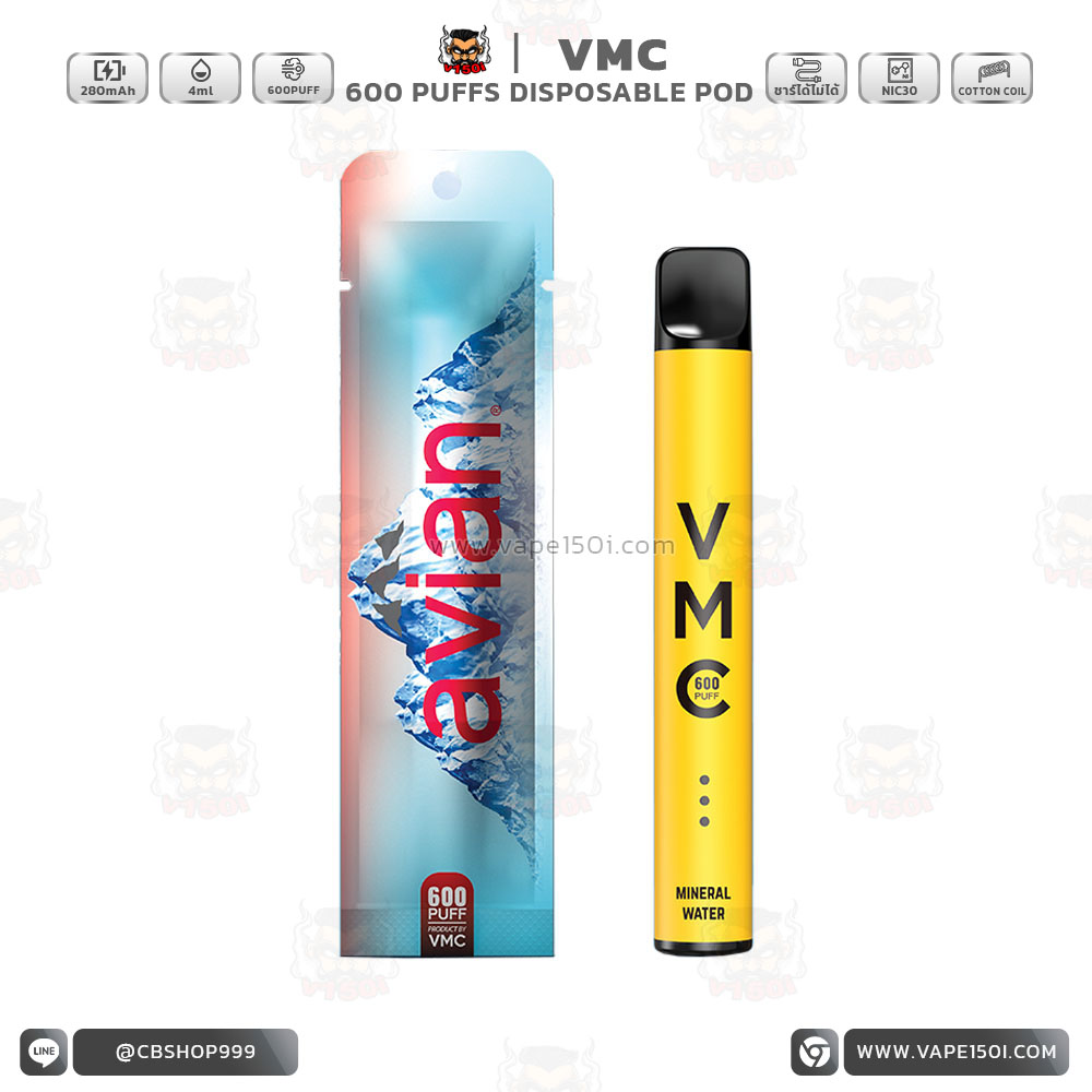 vmc 600 puff-Mineral Water