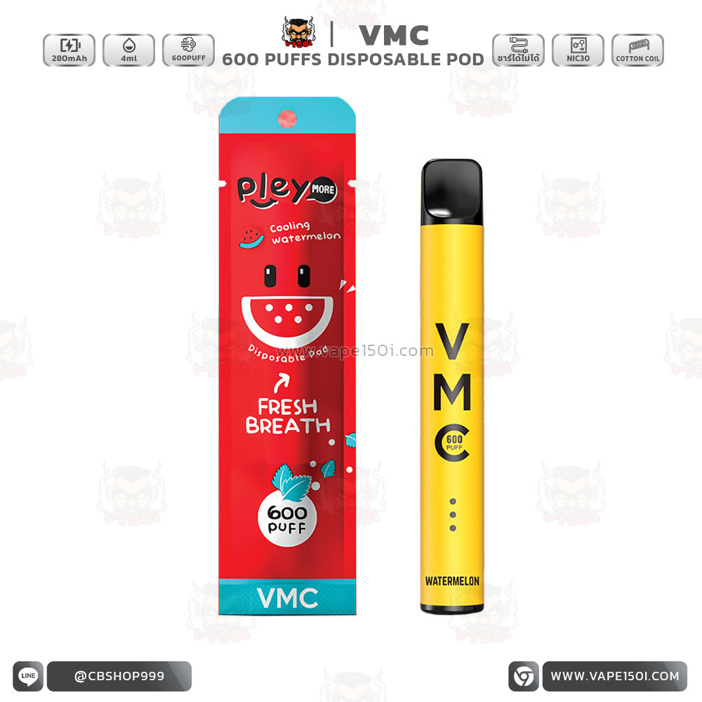 vmc 600 puff-Play Watermelon