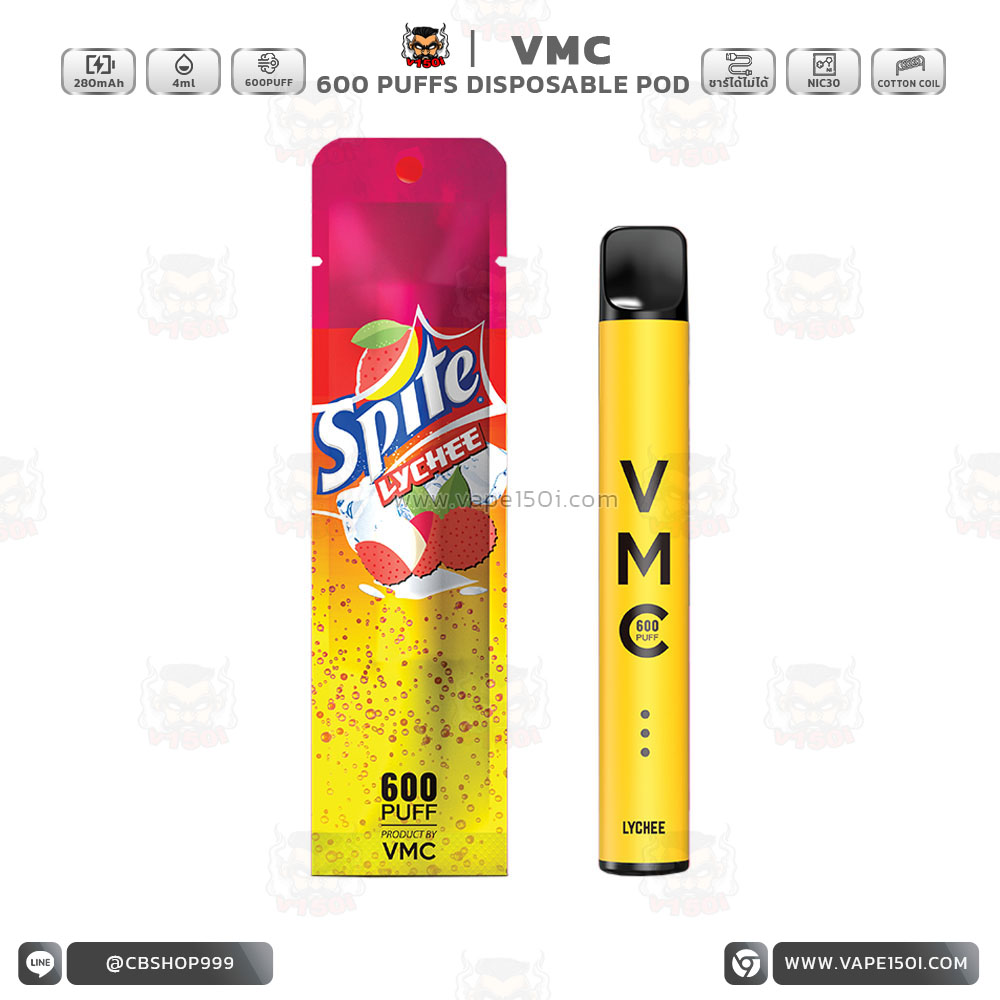 vmc 600 puff-Sprite Lychee