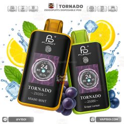 พอตใช้แล้วทิ้ง RandM Tornado 25000 Puffs (เกมส์เต๋าโกหก)