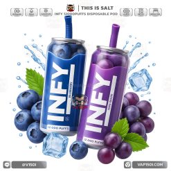 พอตใช้แล้วทิ้ง INFY 12000 Puffs Disposable Pod [แท้]