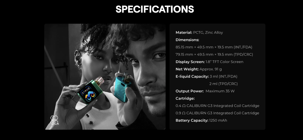 Uwell Caliburn G3 Pro Koko Spac