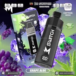 M SWITCH 15000 Puffs กลิ่น Grape Aloe