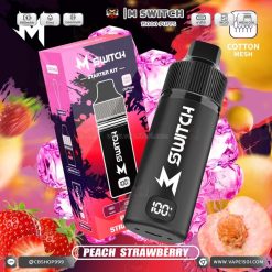 M SWITCH 15000 Puffs Peach Strawberry
