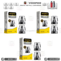 หัวคอยล์ VOOPOO VMATE TOP Fill Cartridge 3ml