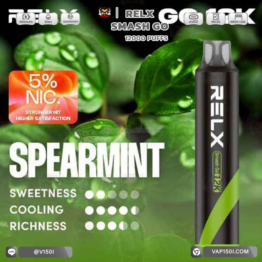 Relx-Smash-go-12000k-puffs-Spearmint-nic5