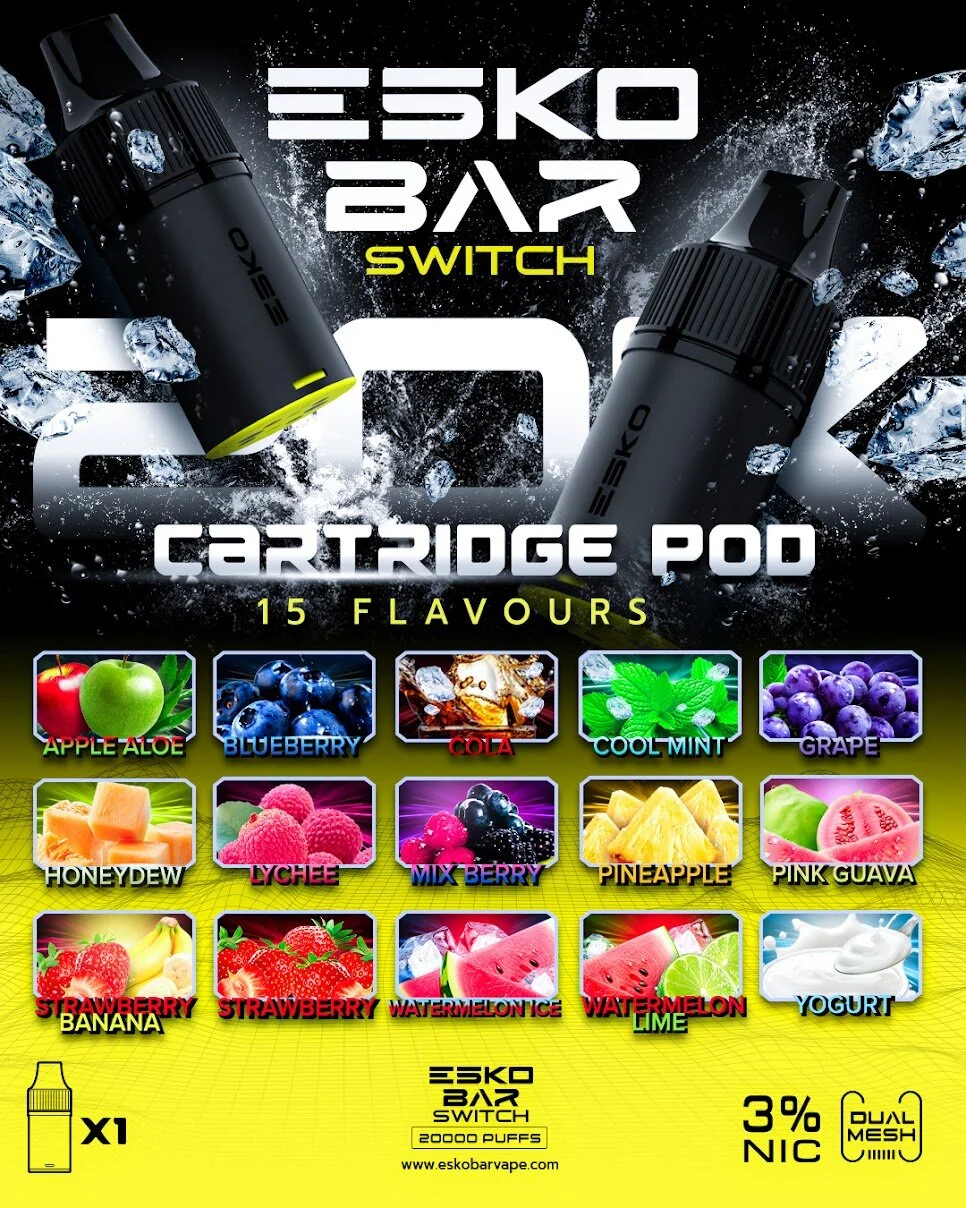 หัวน้ำยา Esko Bar Switch 20K แบบเปลี่ยนได้