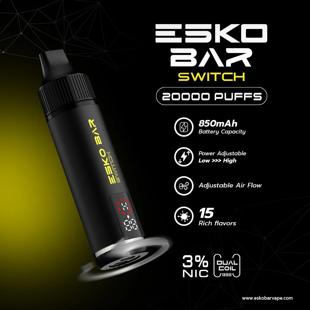 Esko Bar Switch 20K ตัวเครื่องและหัวน้ำยาแบบเปลี่ยนได้
