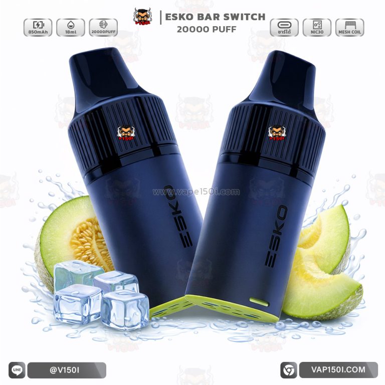 หัว ESKO Switch 20000 Puffs Honeydew ฮันนี่ดิว