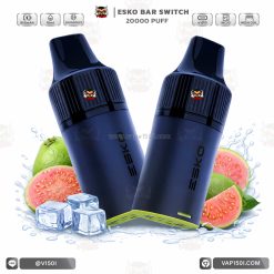หัว ESKO Switch 20000 Puffs Pink Guava ฝรั่งชมพู