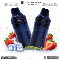 หัว ESKO Switch 20000 Puffs Strawberry สตรอว์เบอร์รี่