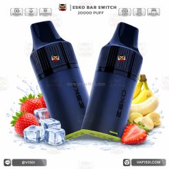 หัว ESKO Switch 20000 Puffs Strawberry Banana สตรอว์เบอร์รี่กล้วย