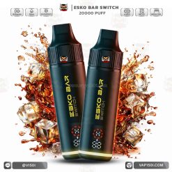 เครื่องพร้อมหัว ESKO Switch 20000 Puffs Cola โคล่า