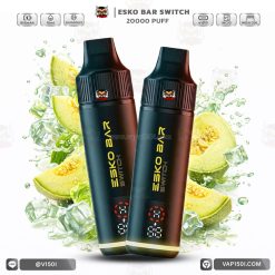 เครื่องพร้อมหัว ESKO Switch 20000 Puffs Honeydew ฮันนี่ดิว