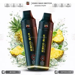 เครื่องพร้อมหัว ESKO Switch 20000 Puffs Pineapple สับปะรด