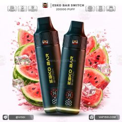 เครื่องพร้อมหัว ESKO Switch 20000 Puffs Watermelon Ice แตงโมเย็น