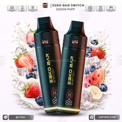 เครื่องพร้อมหัว ESKO Switch 20000 Puffs Yogurt โยเกิร์ต