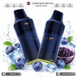 หัว ESKO Switch 20000 Puffs Blueberry Jam แยมบลูเบอร์รี่