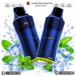 หัว ESKO Switch 20000 Puffs Extra Mental เอ็กตร้าเมนทอล