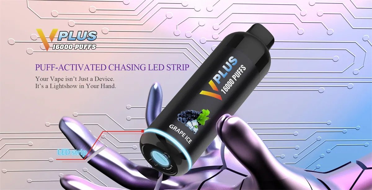 พอตใช้แล้วทิ้ง VPLUS 16000 Puffs