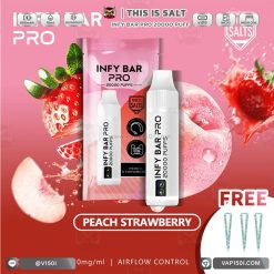 INFY Bar Pro 20000 Puffs Peach Strawberry