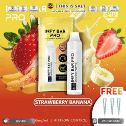 INFY Bar Pro 20000 Puffs Strawberry Banana