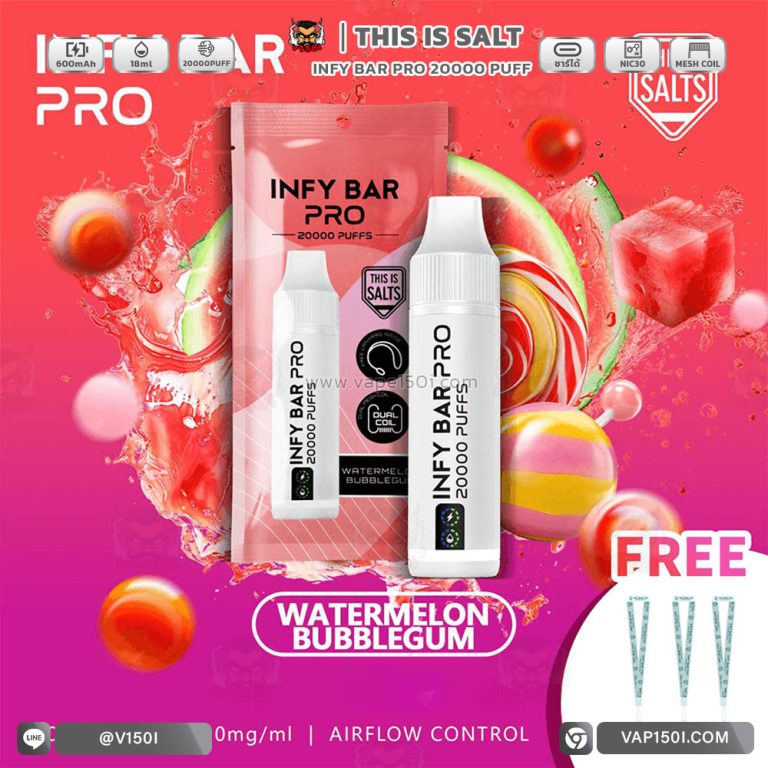 INFY Bar Pro 20000 Puffs Watermelon Bubblegum