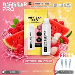INFY Bar Pro 20000 Puffs Watermelon Lychee