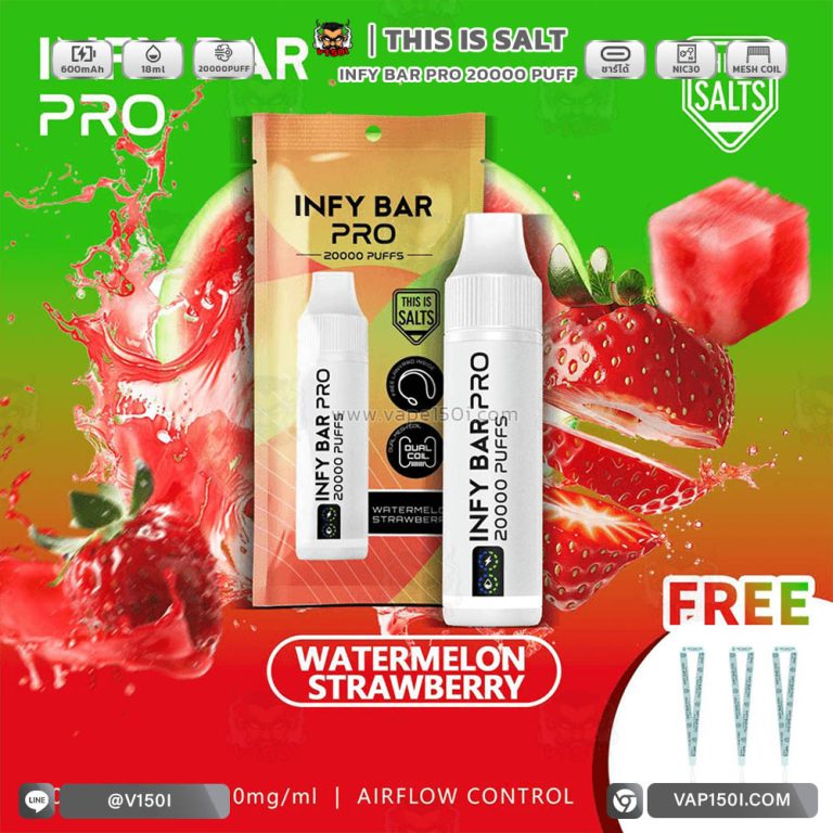 INFY Bar Pro 20000 Puffs Watermelon Strawberry