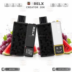 RELX Creator 20K 20000 Puffs พร้อมตัวเครื่องและหัวพอต