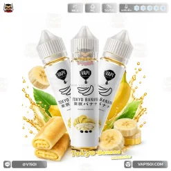 ขวดน้ำยาฟรีเบส Tokyo Banana 60ml Nic 3mg กลิ่นกล้วยโตเกียว