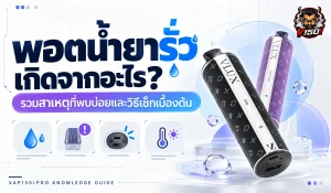 พอตน้ำยารั่วเกิดจากอะไร รวมสาเหตุและวิธีเช็กเบื้องต้น